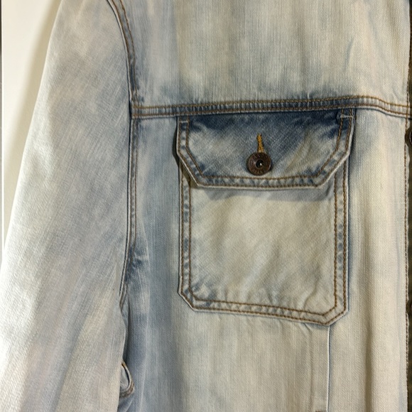 Akoo light denim jacket with pockets - Picture 3 of 10